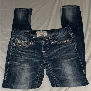 Big Star Dark Blue Skinny Jeans